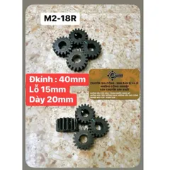 Bánh Răng Thẳng M2-18Răng / M1.5-20Răng (Hàng Tháo Máy 99%) |A Tày Chain Since 2008