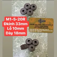 Bánh Răng Thẳng M2-18Răng / M1.5-20Răng (Hàng Tháo Máy 99%) |A Tày Chain Since 2008