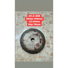 Nhông Thẳng Modul M1.5 - 50R / 60R / 70R / 80R / 95R / 100R/ 120R / 127R. Ko cùi . Hàng Chất Lượng Cao.