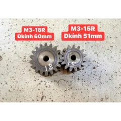 Nhông Thẳng Modul 3 - 12R / 13R / 14R / 15R / 18R / 19R. Dày 30mm. Hàng Chất Lượng Cao
