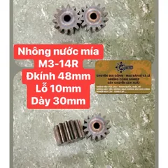 Nhông Thẳng Modul 3 - 12R / 13R / 14R / 15R / 18R / 19R. Dày 30mm. Hàng Chất Lượng Cao