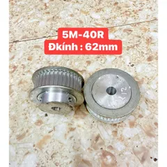 Puly Nhôm 5M- 20R / 25R / 30R / 32R / 36R / 40R / 45R / 50R / 60R. Rộng 27mm. Dùng Cho Dây Đai Bản 20mm. Có Cùi
