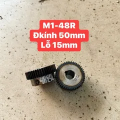 Bánh Răng Thẳng Modul 1 - 38R / 40R / 42R / 45R / 48R / 50R / 55R .Dày 12mm Có Cùi Thiết Kế Nhỏ Gọn Chất Lượng Cao