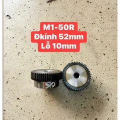 Bánh Răng Thẳng Modul 1 - 38R / 40R / 42R / 45R / 48R / 50R / 55R .Dày 12mm Có Cùi Thiết Kế Nhỏ Gọn Chất Lượng Cao