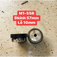 Bánh Răng Thẳng Modul 1 - 38R / 40R / 42R / 45R / 48R / 50R / 55R .Dày 12mm Có Cùi Thiết Kế Nhỏ Gọn Chất Lượng Cao