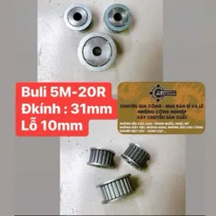 Puly 5M 18R / 20R - Puly XL -18R / 28R / 30R .Rộng 20mm Dùng Cho Dây Đai Bản 15mm.