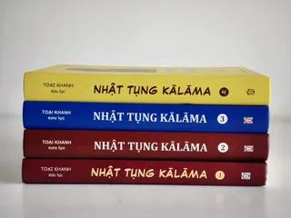SỔ TAY BỘ 4 QUYỂN NHẬT TỤNG KALAMA - TOẠI KHANH