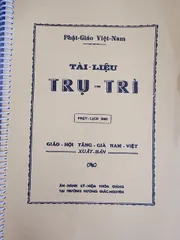 Sổ tay Tài liệu trụ trì -  Thích Thiện Hòa