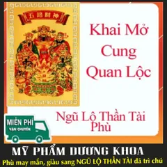 100 miếng Kim bài Ngũ Lộ Thần Tài phù khai vận mở cung tài lộc giàu có - Đã chú nguyện, ĐÃ ĐƯỢCTRÌ PHÉP DO CÁC SƯ