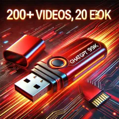 USB 16gb DẠY CHATGPT,AI - DỄ HIỂU, ỨNG DỤNG NGAY tặng kèm EBOOK