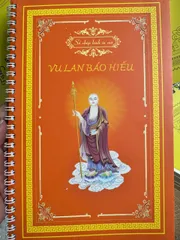 SỔ TAY VỞ CHÉP KINH VU LAN BÁO HIẾU CHỮ MỜ NHƯ HÌNH - TẶNG 1 VIẾT