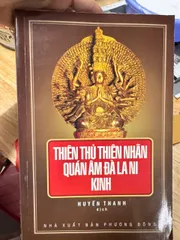 SỔ TAY Sách - Thiên Thủ Thiên Nhãn Quán Âm Đà La Ni Kinh