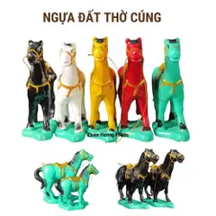 Tượng phật a di đà đất nung đứng 35cm