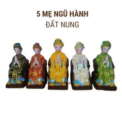 Tượng phật a di đà đất nung đứng 35cm