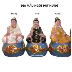 Tượng phật a di đà đất nung đứng 35cm