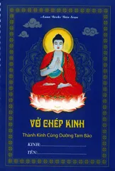 Vở Chép Kinh Trắng Trơn - Mẫu anan biên soạn dày 100 trang