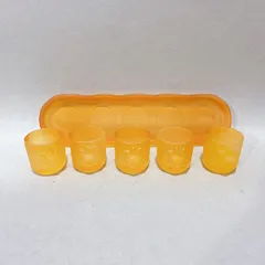 Bộ án 5 ly nước thờ cúng bằng lưu ly vàng siêu đẹp