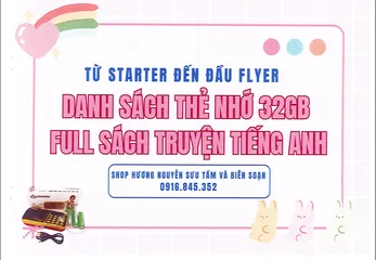 Thẻ nhớ 32 GB (Level 2)- dùng để tắm tiếng Anh cho bé 350k