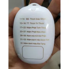 MÁY CÓ CỐC SẠC, KHÔNG THẺ NHỚ - Máy niệm phật là bồ đề - có cáp sạc, có cốc ĐÃ TÍCH HỢP 30 BÀI NIỆM PHẬT, KINH