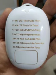 MÁY CÓ CỐC SẠC, KHÔNG THẺ NHỚ - Máy niệm phật là bồ đề - có cáp sạc, có cốc ĐÃ TÍCH HỢP 30 BÀI NIỆM PHẬT, KINH