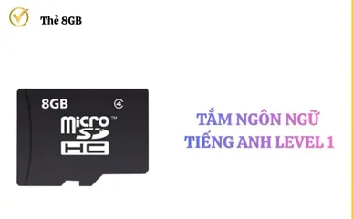 Thẻ nhớ 8GB- dành cho trẻ tắm ngôn ngữ tiếng Anh Level 1 250k