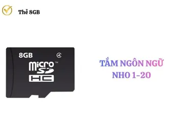 Thẻ nhớ 8GB ( Nho 1-20)- dùng cho các trẻ học tiếng Anh 250k