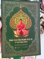 SỔ TAY KINH SÁM CỬU HUYỀN THẤT TỔ - BÌA XANH