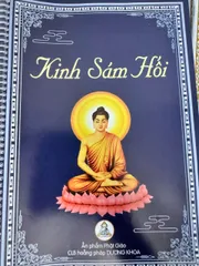 SỔ  TAY KINH SÁM HỐI BÌA XANH A4 LÒ XO 30K