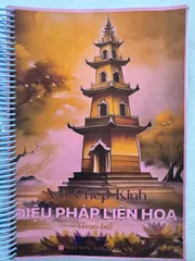 SÁCH VỞ CHÉP KINH DIỆU PHÁP LIÊN HOA TRẮNG TRƠN TRỌN BỘ 600 TRANG