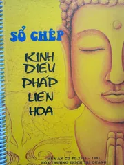 SÁCH VỞ CHÉP KINH DIỆU PHÁP LIÊN HOA TRẮNG TRƠN TRỌN BỘ 600 TRANG