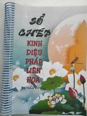 SÁCH VỞ CHÉP KINH CHỮ MỜ DIỆU PHÁP LIÊN HOA TRỌN BỘ - HT THÍCH TRÍ TỊNH, TẶNG 10 VIẾT