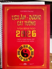 SÁCH LỊCH ÂM - DƯƠNG CÁT TƯỜNG 2026