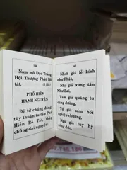 SỔ TAY Chú Lăng Nghiêm mini Cầm Tay
