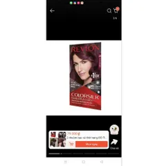 [ nhuộm bạc và thời trang ĐÓ TÍM ĐẬM ] Nhuộm tóc Revlon Colorsilk Deep Burgundy số 34 842607