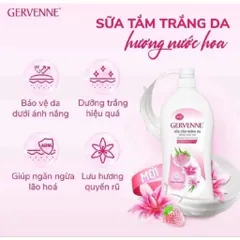 Sữa tắm trắng da 750 genverne hương nước hoa