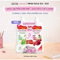 Sữa tắm trắng da 750 genverne hương nước hoa
