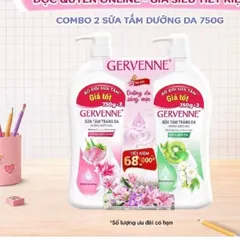 Sữa tắm trắng da 750 genverne hương nước hoa