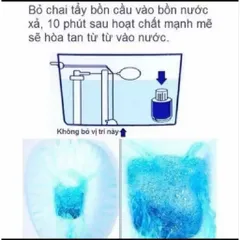 Cốc thả bồn cầu hoặc bình thả két nước màu cam hương hoa Hàn Quốc 842630
