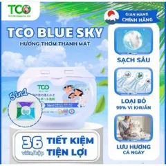 Viên Giặt Xả TCO 5 In 1 Công Nghệ Nhật Bản Hộp 36 Viên - Hương Rose, Blue Sky, Dreaming Lotus 842659