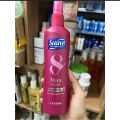 Nội địa mỹ Suave Max Hold HAIRSPRAY 8 Keo Xịt Tóc 325MI