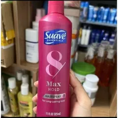Nội địa mỹ Suave Max Hold HAIRSPRAY 8 Keo Xịt Tóc 325MI