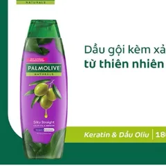Dầu gội xả 2in1 Palmolive chiết xuất thiên nhiên Chai 180ml