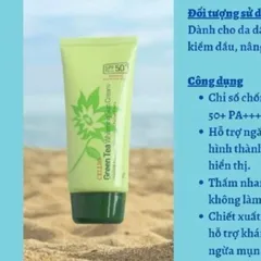 Kem Chống Nắng Cellio Xanh Lá SPF50 PA+ 70g