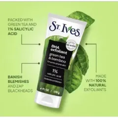 [ MẪU MỚI SẢN XUẤT 2025 ] Sữa Rửa Mặt St.Ives trà xanh Tẩy Tế Bào Chết green tea 170g