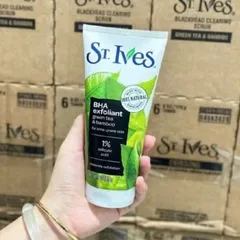 [ MẪU MỚI SẢN XUẤT 2025 ] Sữa Rửa Mặt St.Ives trà xanh Tẩy Tế Bào Chết green tea 170g