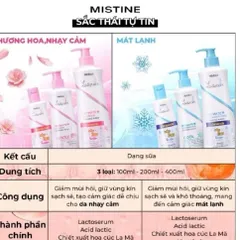 Dung dịch vệ sinh phụ nữ Mistine LadyCare Nhạy Cảm 200ml