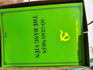 SỔ TAY SỔ GIAO NHẬN THẺ ĐẢNG VIÊN