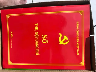 SỔ TAY SỔ THU NỘP ĐẢNG PHÍ