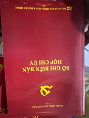SỔ TAY SỔ GHI DỰ THẢO NGHỊ QUYẾT