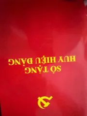 SỔ TAY SỔ TẶNG HUY HIỆU ĐẢNG